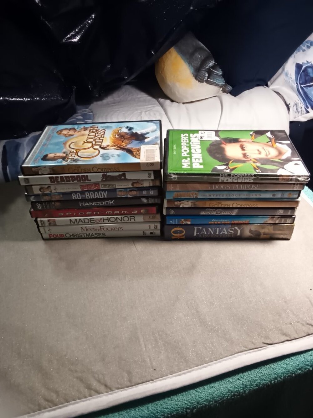 16 Assorted Movie Dvds